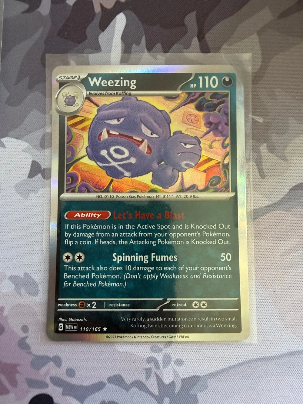 Koffing, Weezing & Galarian Weezing Pokémon Evolution Holo Lot ✨5/$25✨
